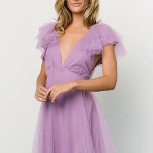Baltic Born Annabella Tulle Dress Lavender size S